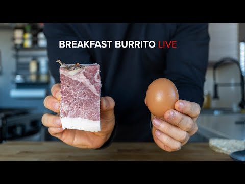 Sunday Morning Breakfast Burritos - Livestream