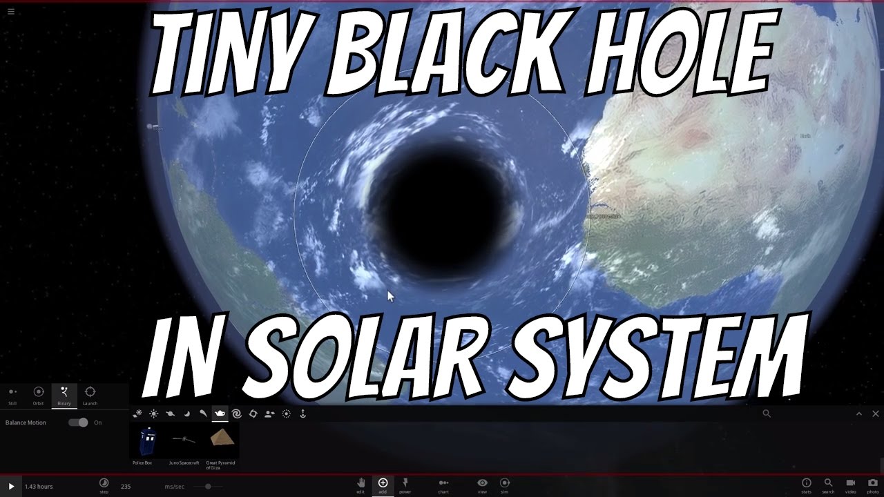 What If The Smallest Black Hole Entered The Solar System