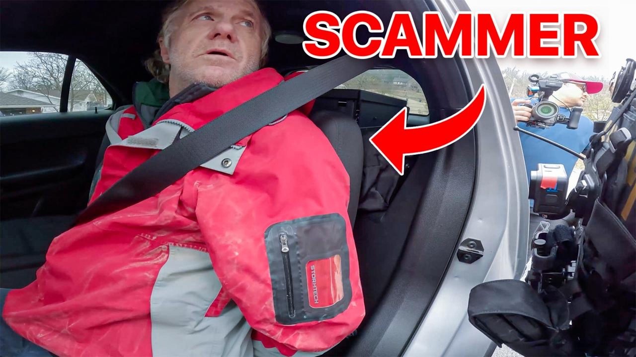Scammer DROVE 36 HOURS…Straight to Jail!
