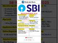 SBI Recruitment 2025 | New Vacancy 2025 | Daily Job Alerts #shorts
