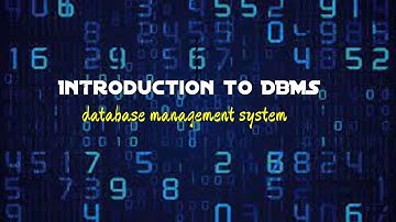 Lec-1: Introduction to DBMS |  Database Management System