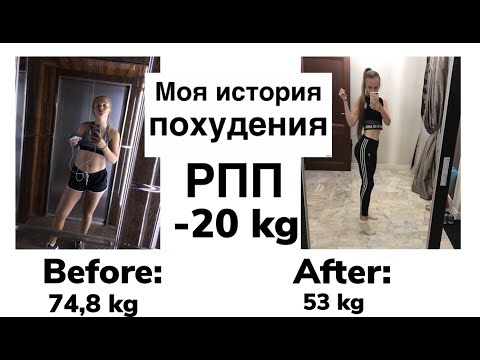 Моя история похудения|- 20 кг|РПП|Правильное питание