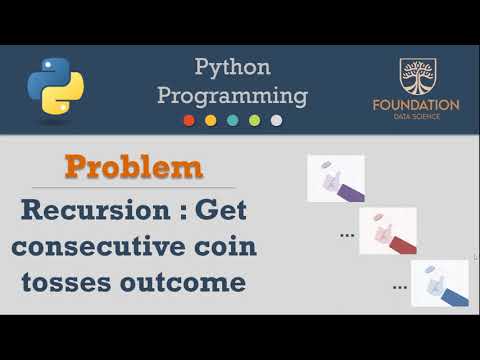 Python - Using Recursion to get Consecutive Coin Toss/Flip outcomes