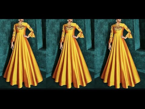 Latest Umbrella Cut Dresses Frocks Designs 2024-25 Collection