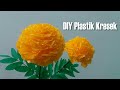 DIY Bunga Marigold Cantik dari PLASTIK KRESEK | Marigold from plastic bags is easy and beautiful