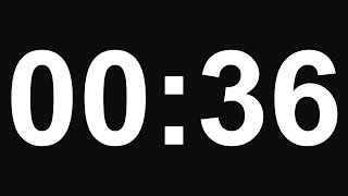 36 Second Timer - No Alarm - 8K