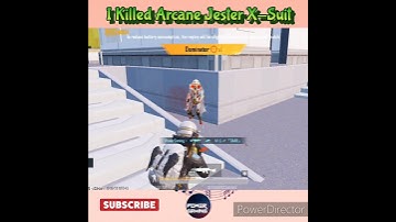 I Killed Arcane Jester X-Suit #pubgmobile #battlegroundsmobileindia #shortvideo #viralshorts