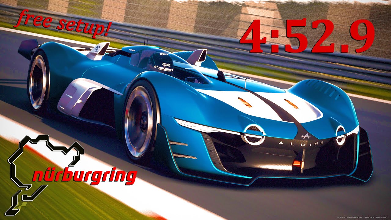 GT7: Alpine Gr.1 Nordschleife Hotlap And Setup