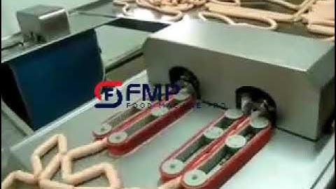 Automatic sausage linker tying machine dual channel