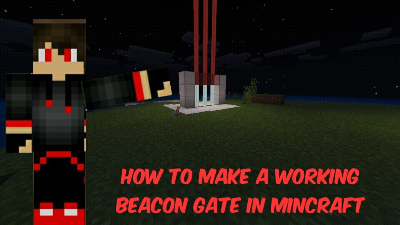 B. G. T. V/ HOW TO MAKE A BEACON GATE IN MINECRAFT - YouTube