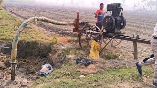 Bast Wheell Chyer 12 house Power Diesel Engine WaterPump Machine Setup Kisan Ka Pani Nikalne Ka Pump