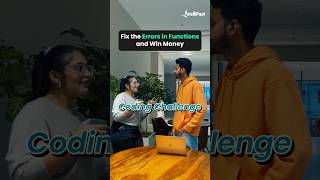 Fix the Errors in Functions and Win Money | Coding Challenge | Intellipaat #Shorts #Coding