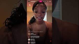 Halle Bailey Plays Snippets Of Two Songs “Brave Face” & “Know About Me” (Instagram Live)