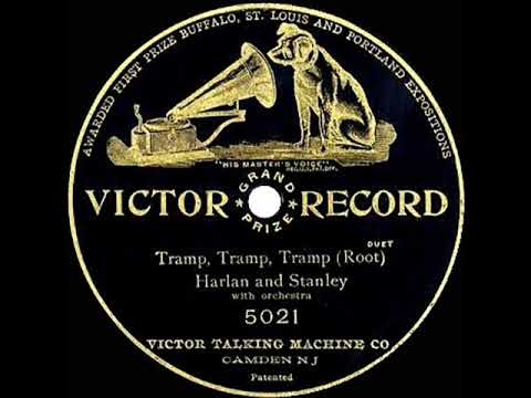 Peerless Quartette — 1907 Harlan & Stanley - Tramp, Tramp, Tramp (The Boys Are Marching)