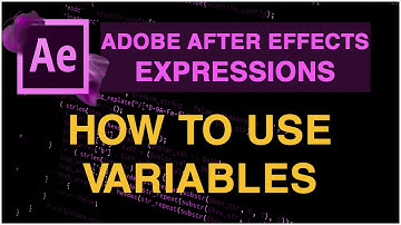 How to use VARIABLES in After Effect Expressions - Adobe After Effects Tutorial