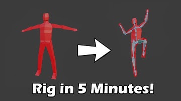 How to rig a character in Blender FAST!