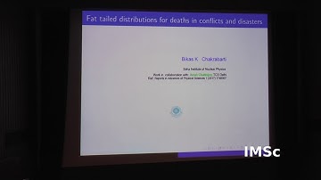 Fat tailed distributions for deaths in conflicts and disasters