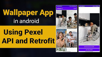 How to make Wallpaper App in android in hindi using pexel API and Retrofit