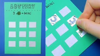 DIY Lottery Tickets / Scratch Cards! What works best?