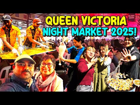 Video thumbnail: Queen Victoria Night Market Melbourne | Australia's Ultimate Street Food Festival 🌙🍜