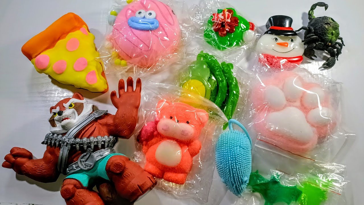 Asmr squishy🥰🔥squishy in magic water💦and funny bubbles🫧