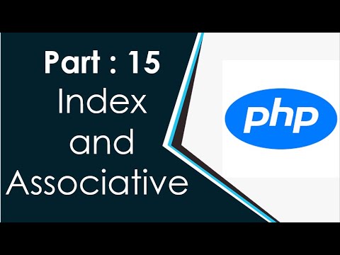 Index and Associative array in php in urdu /hindi - YouTube