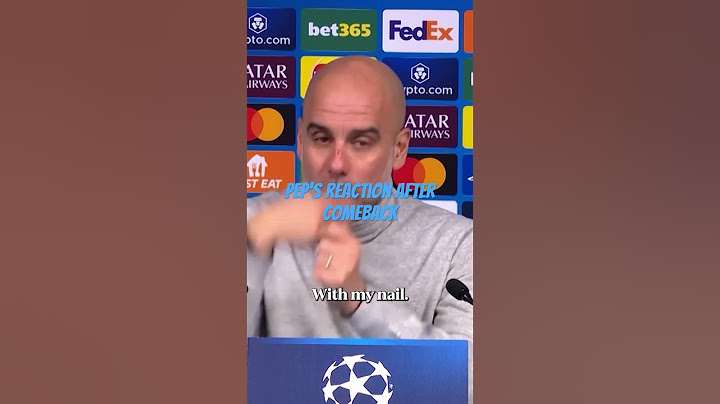 Pep’s reaction after Feyenoords’ comeback MAN CITY 3-3 FEYENOORD