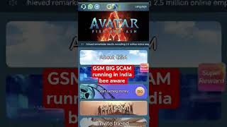 GSM task big scam running in india bee aware of it  #cybercrime #beeaware