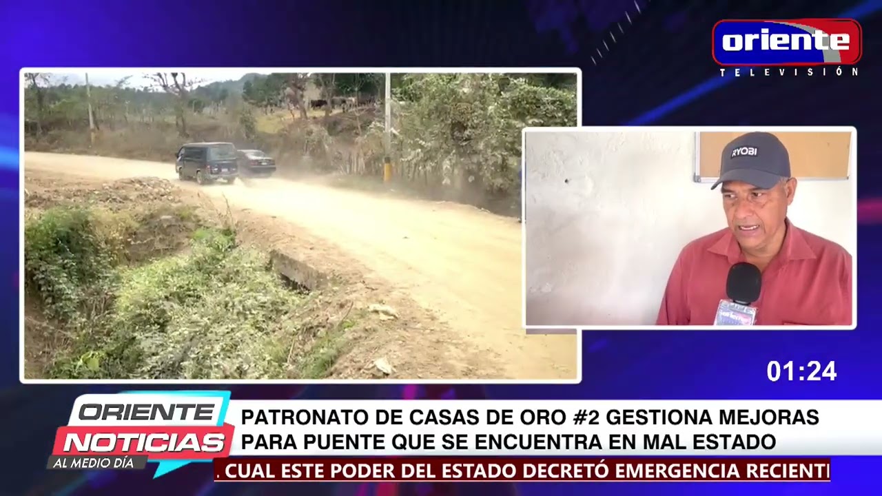 PATRONATO DE CASAS DE ORO #2 GESTIONA MEJORAS PARA PUENTE QUE SE ENCUENTRA EN MAL ESTADO