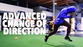 Advanced Linear Change of Direction Workout with Pro Football Athletes