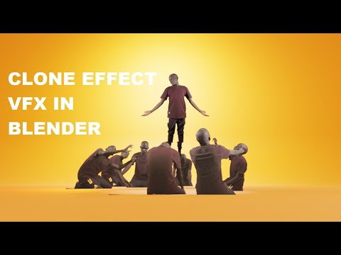 cloning effect in blender   vfx in blender
