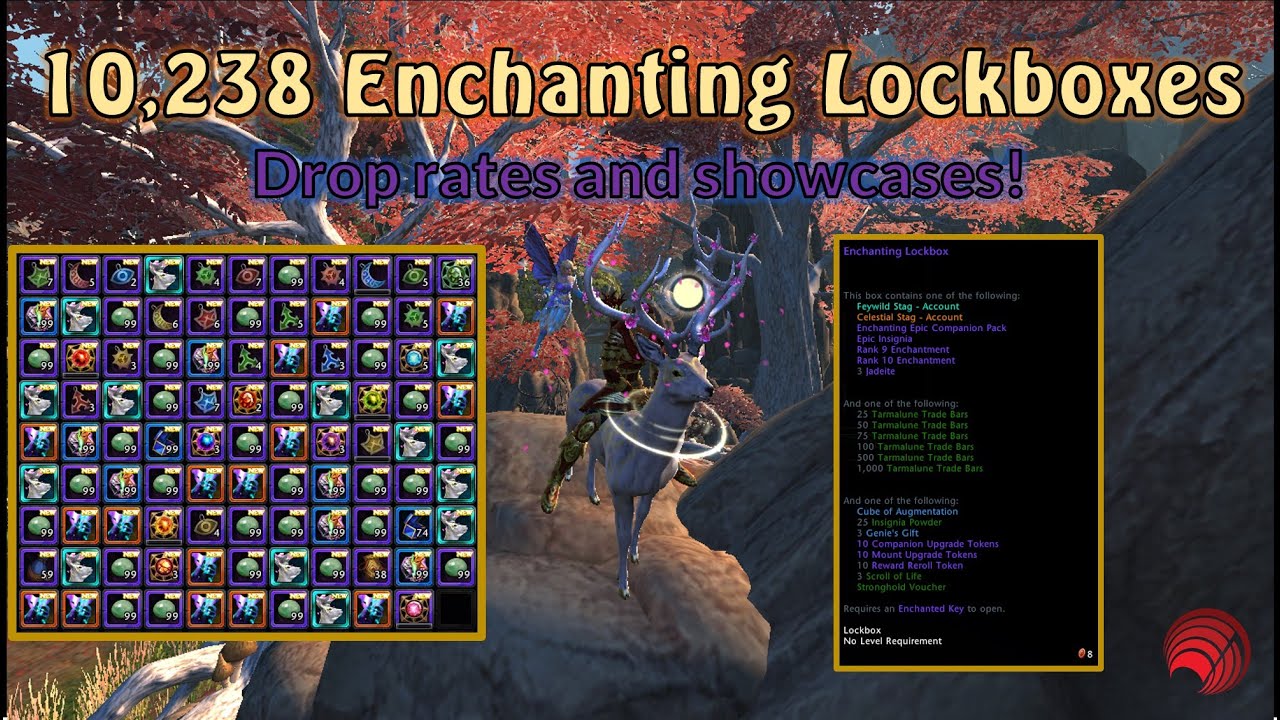 Neverwinter Opening 10238 Enchanting Lockboxes! YouTube