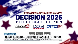 Preview of congressional candidate forum for Alabama’s District 1