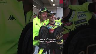 Rossi had this to say after Diggia's first win in fluo yellow 👀