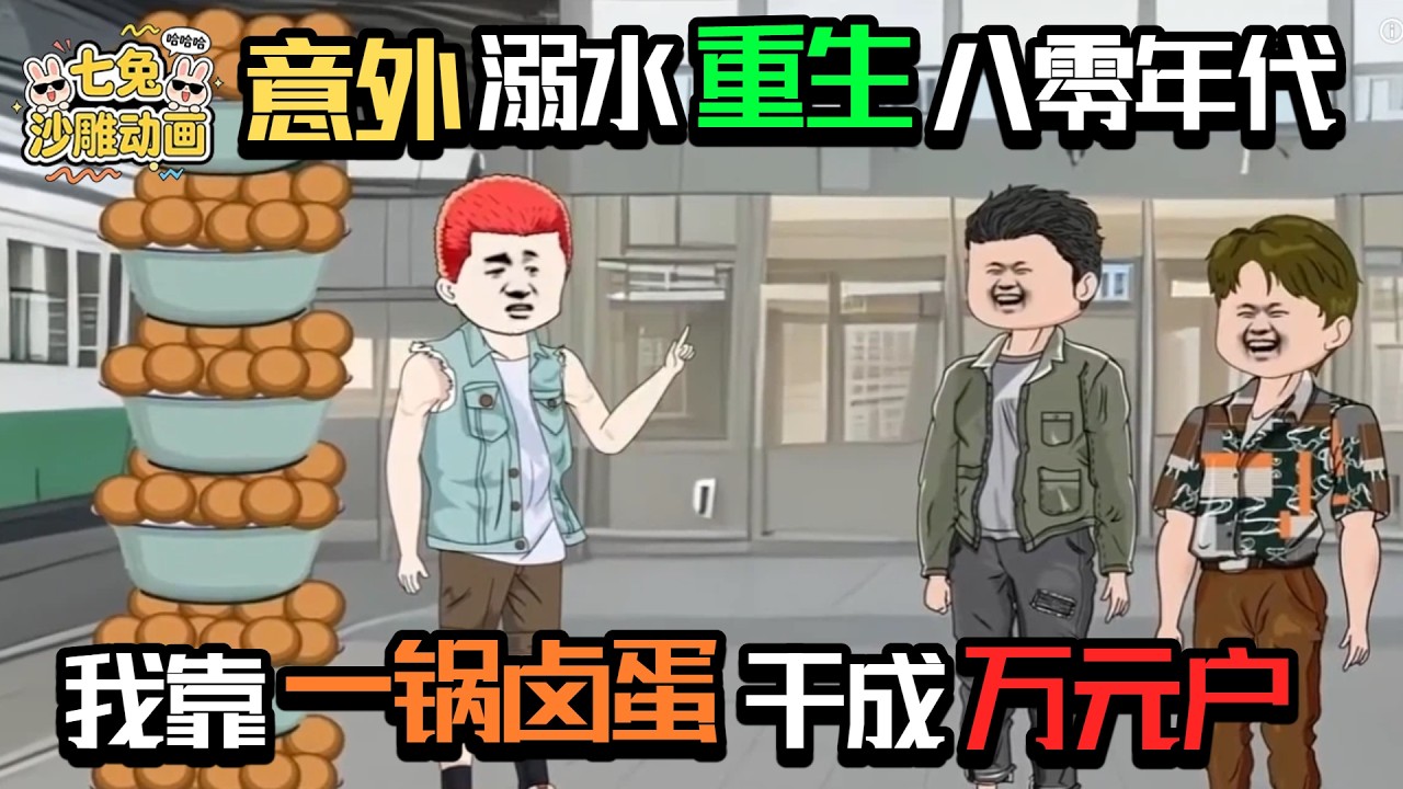 《八零年代我的滷味傳奇》商界大佬陳爍意外重生，回到八零年成為落魄青年。為了改變命運，他靠一鍋秘製滷蛋打開市場，面對質疑和算計，他用智慧翻身，帶妻子走向富足人生。#沙雕#短劇#爽文#打臉#逆襲