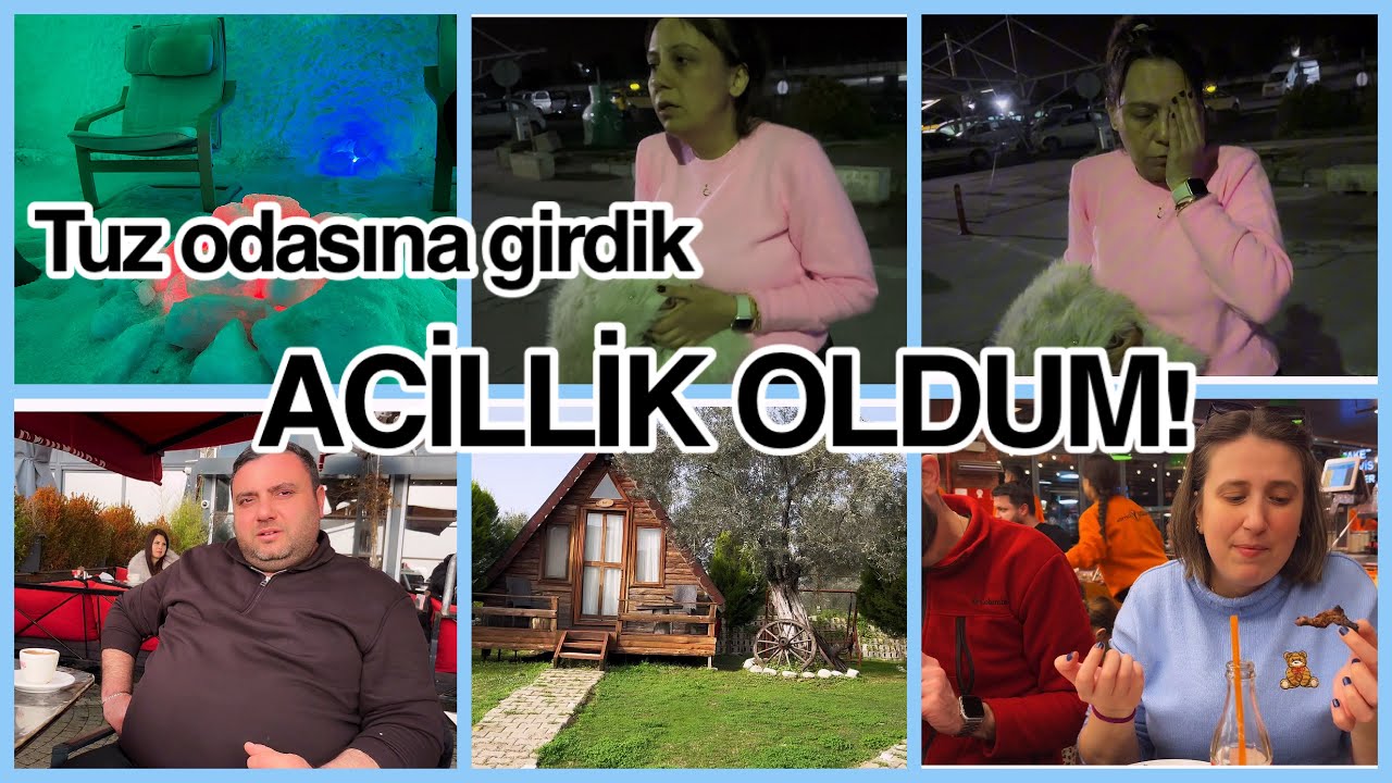 GECE YARISI APAR TOPAR ACİLE GİTTİK‼️TATİLİN 2.GÜNÜ 🙏İZMİR'e DÖNDÜK-EDREMİTTEN SUCUK ALDIK😍