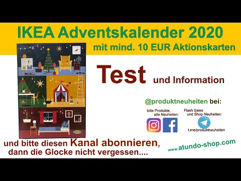 Ikea Adventskalender Mit Pralinen Und Aktionskarten Im Wert Von Min U Atundo Shop