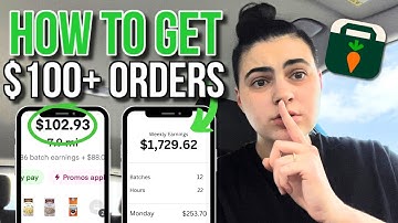 How To Get $100+ Instacart Orders (Instacart Shopper Tips/Tricks 2025)