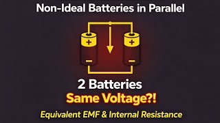 Jee pyq ~ Non ideal Parallel batteries equivalent emf : JEE’s favorite trick question . 