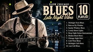 Midnight Blues Radio|Slow Chicago Blues – Late Night Vibes inspired by B.B King , Howlin'Wolf
