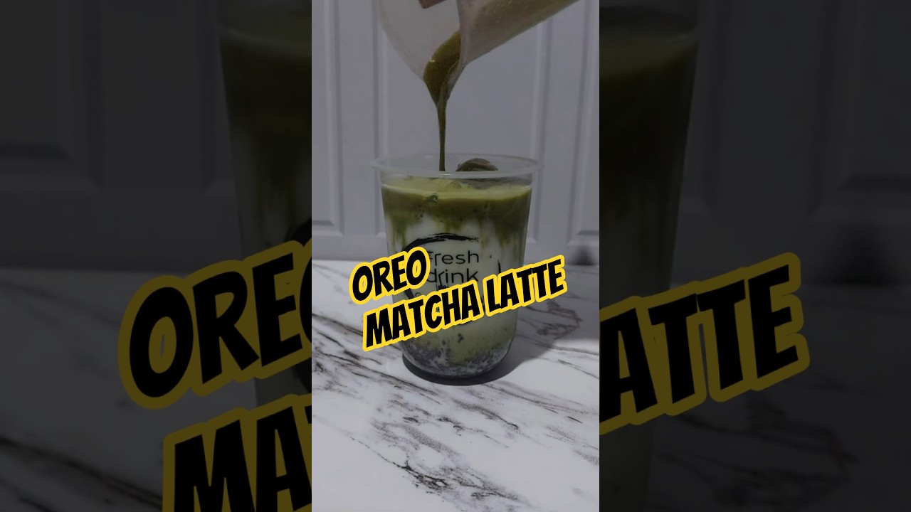 Oreo Matcha Latte 