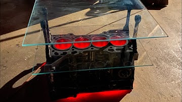 Turning a crusty engine block into a coffee table