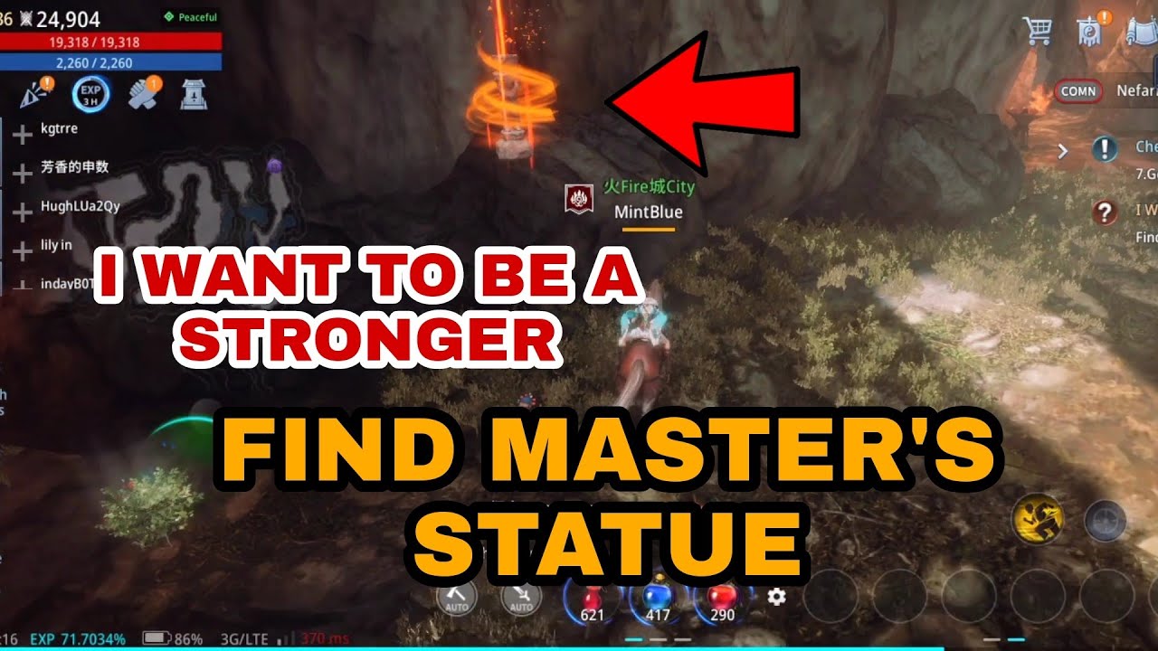 MIR4 FIND MASTER'S STATUE COMPLETE (QUEST) YouTube