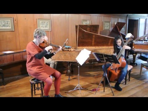 Élisabeth Jacquet de La Guerre, Sonata in D minor for violin, viola da gamba and basso continuo