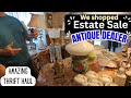 Thrift with Me * Antique Dealer - Estate Sale - Amazing Thrift Haul *