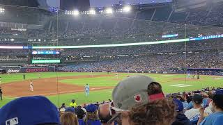 Toronto Blue Jays Rogers Centre 2023 - View From Section 128L, Row 20. Great view of CN Tower!
