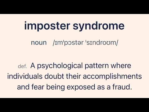 Impostor Syndrome 1 hour/one hour