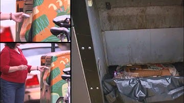 BigBelly Solar Compactor in Action