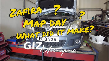 Vauxhall Zafira VXR map day what did it get ??