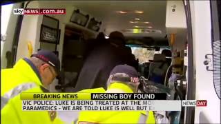 Missing 11 year old Luke Shambrook found after 5 days in dense bushland - Sky News